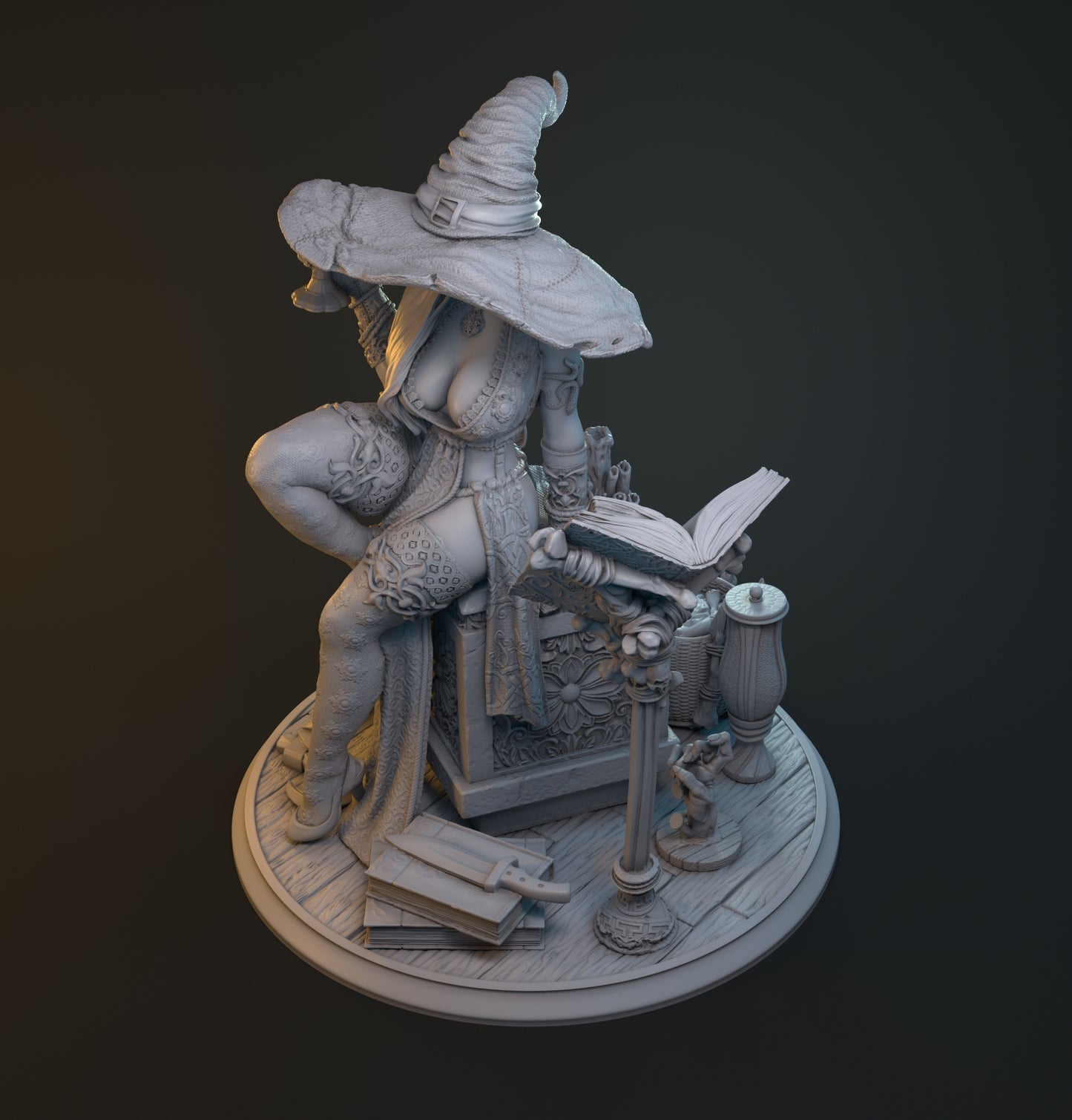 Merlin Zauberin Miniatur | Die Merlin Chroniken | Hexe