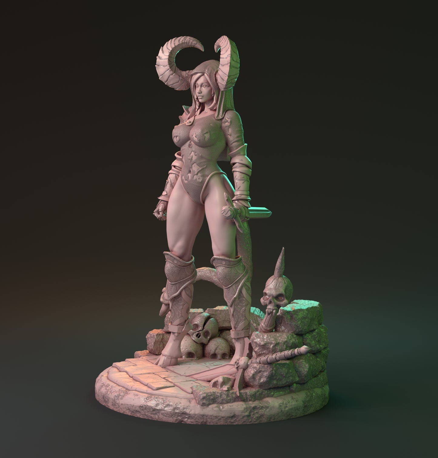 Paladin Miniatur | Kleriker | Celestine | 2 Optionen | Pfadfinder | DnD | MythReal Games