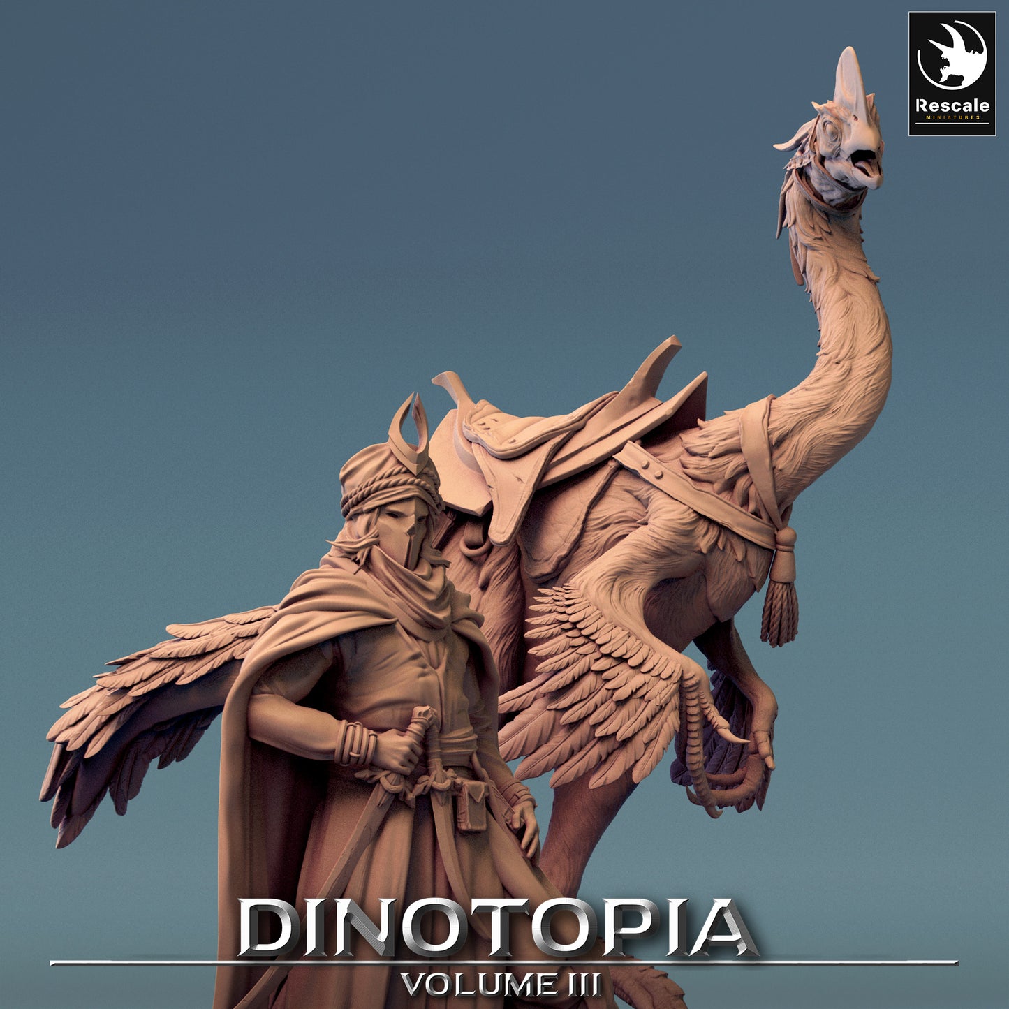 Dinotopia Diorama Guard Miniatur - Dinosaurier | Oviraptor - Rescale Miniatures