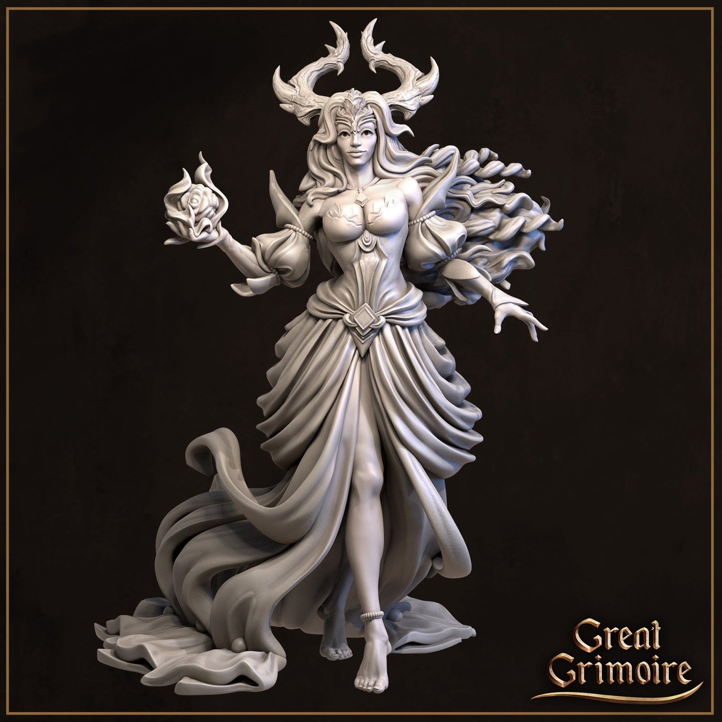 Waldfee - Wald Nymphe Tabletop Miniatur | Great Grimoire