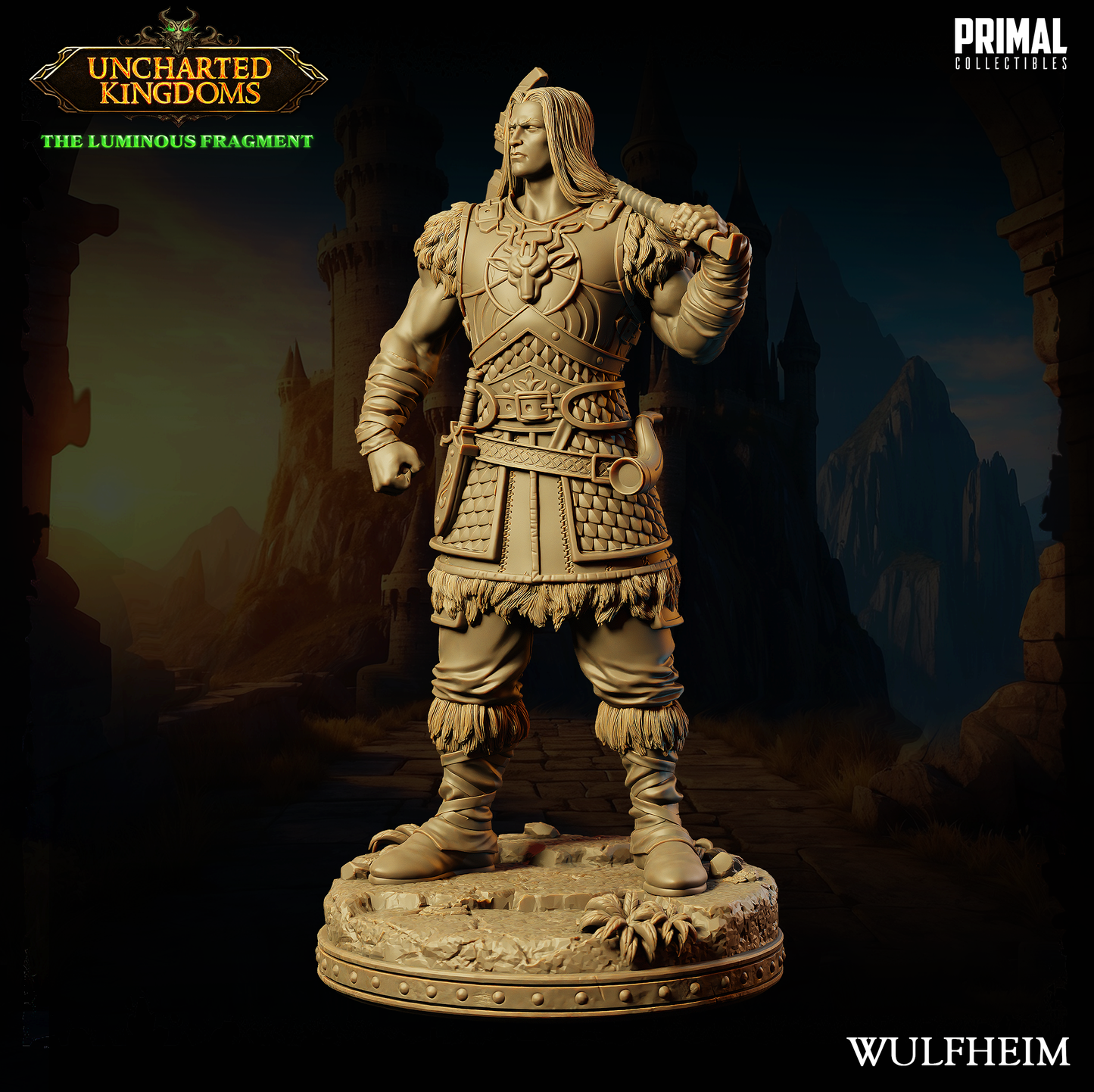 Barbarian Miniatur | Warrior Wulfheim | Tabletop - Primal Collectibles