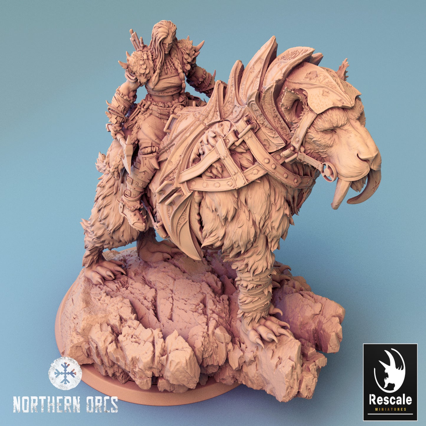 Ork Königin Drakka Miniatur | 2 Optionen | Rescale Miniatures