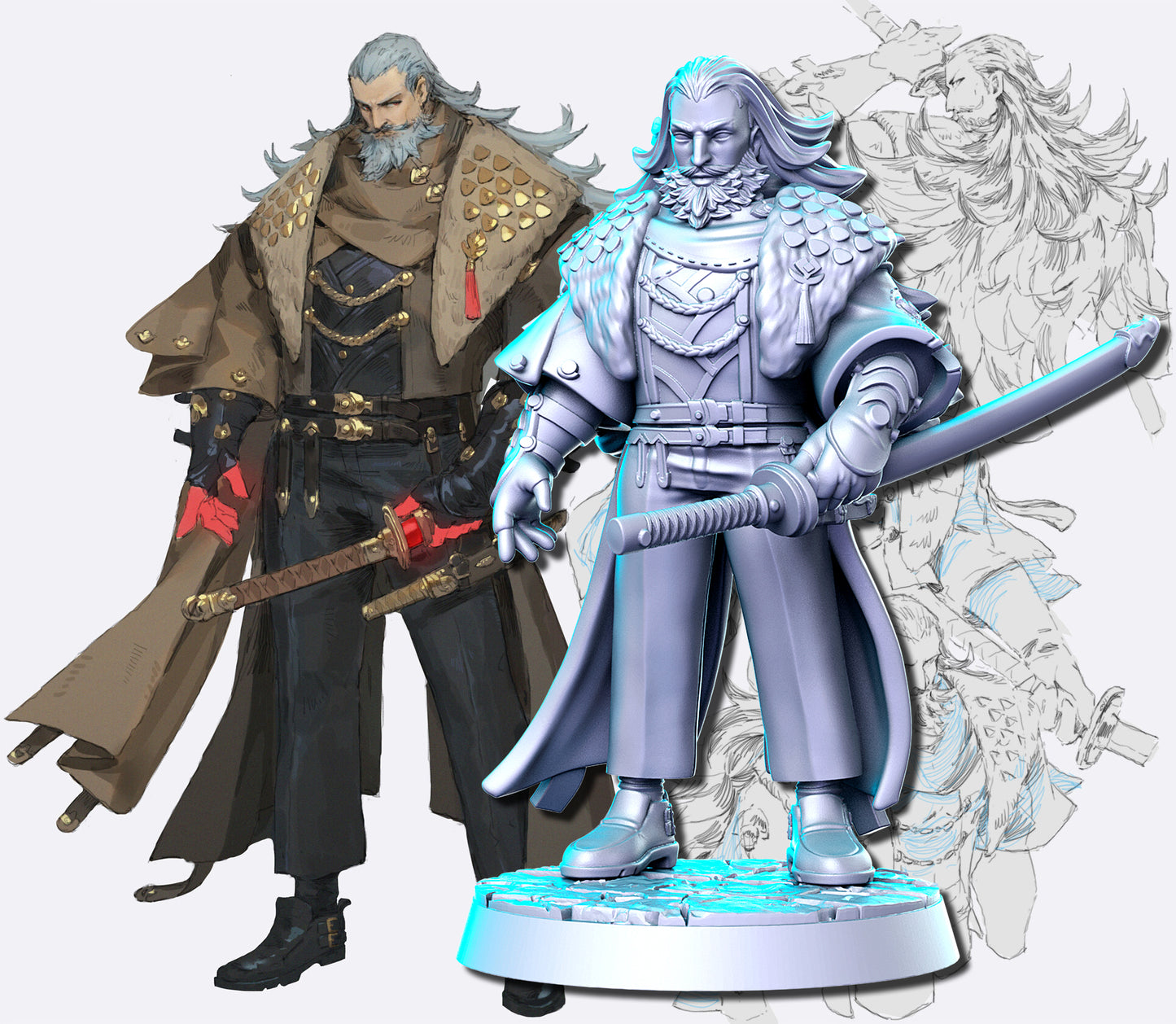 Arihiro der Ronin Miniatur - RN EStudio