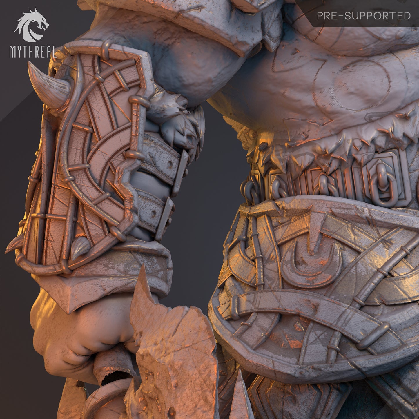 Der Barbar Miniatur | Mercenary | Berserker | Mythreal Games