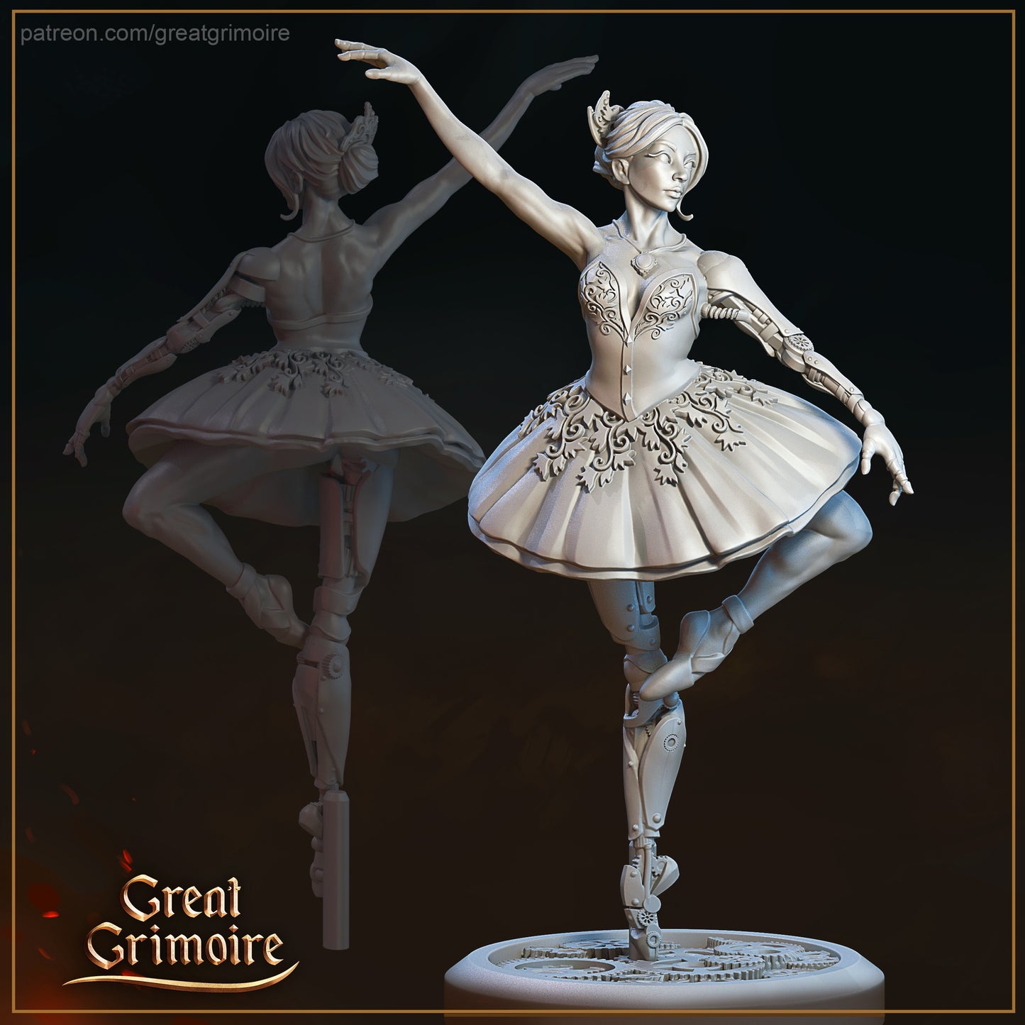 Ballerina Tabletop Miniatur | Nussknacker - Great Grimoire