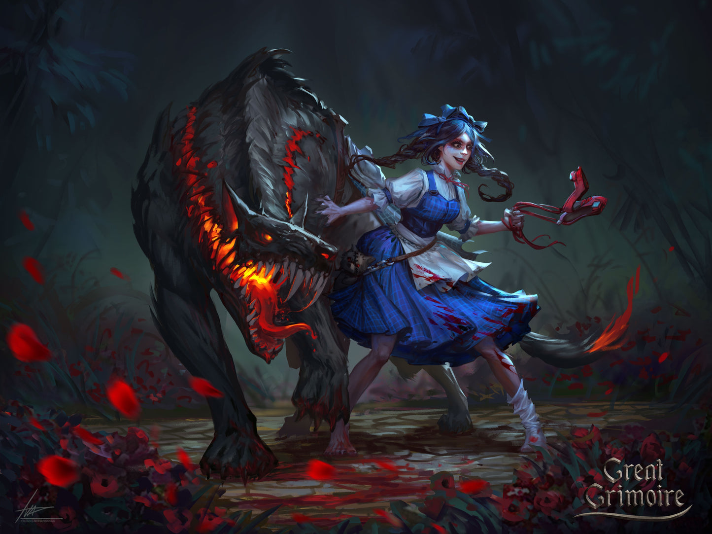 Dorothy and Toto Tabletop Miniatur | Alice | Great Grimoire