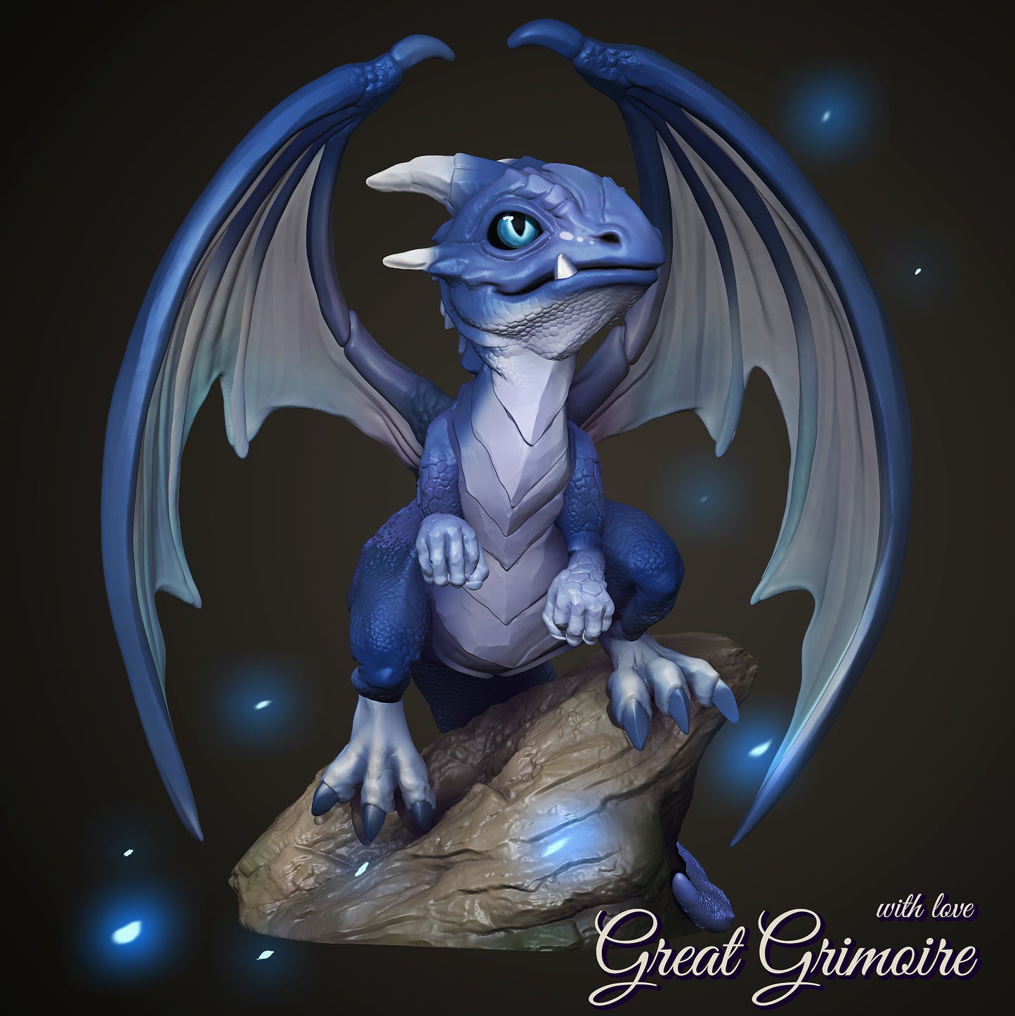 Baby Dragon Miniatur | 75mm | Great Grimoire