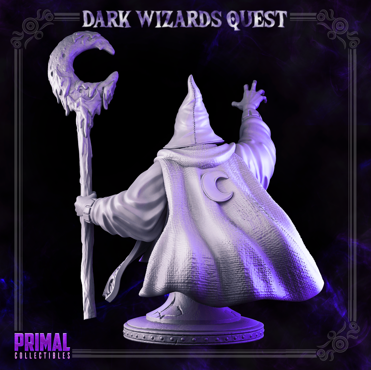 Dark Wizard Hasaugul | Magier Miniatur - Primal Collectibles