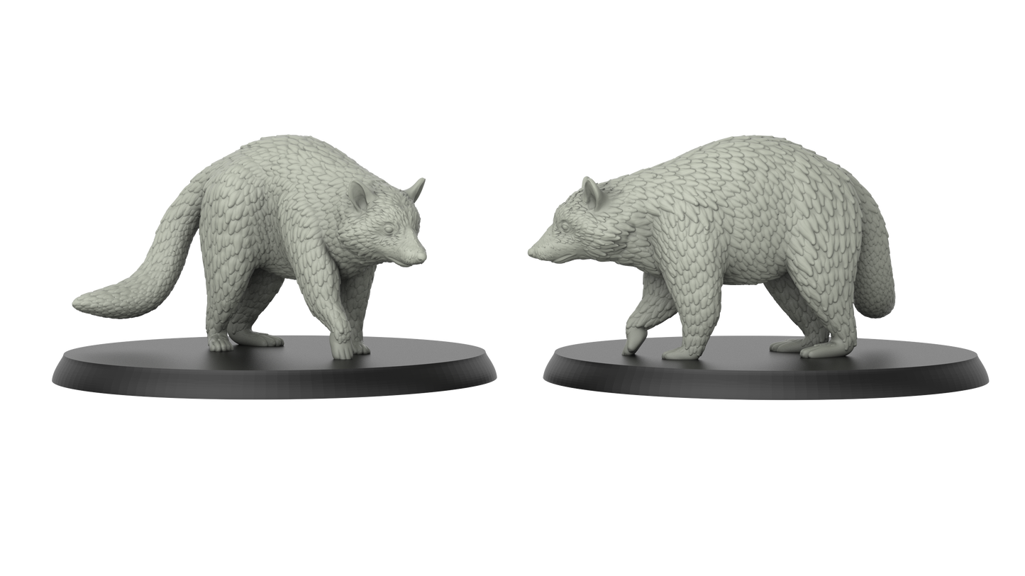 Waschbär Miniatur - 3DIP Studios