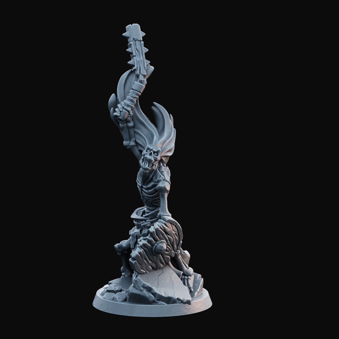 Skelettkrieger mit Axt -Tabletop Miniatur - Arbiter Miniatures