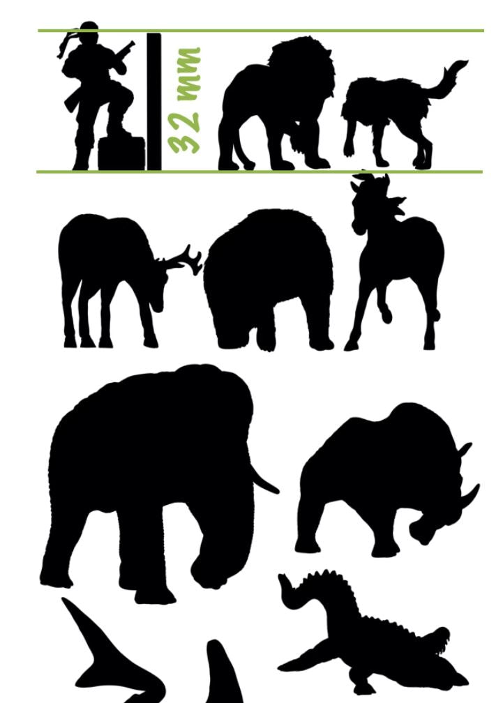 Gorilla Miniatur - 3DIP Studios