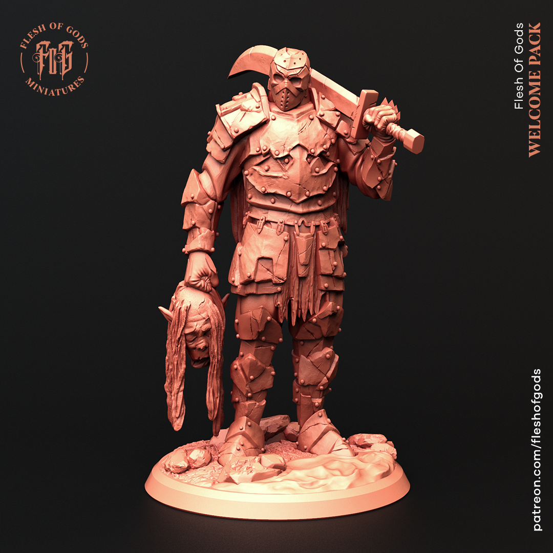 Dunkler Ritter Tabletop Miniatur - Flesh of Gods