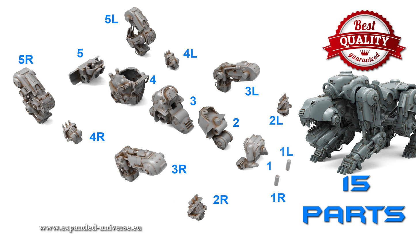 Wolfenstein II: The New Colossus - Panzerhund Liesel Bausatz