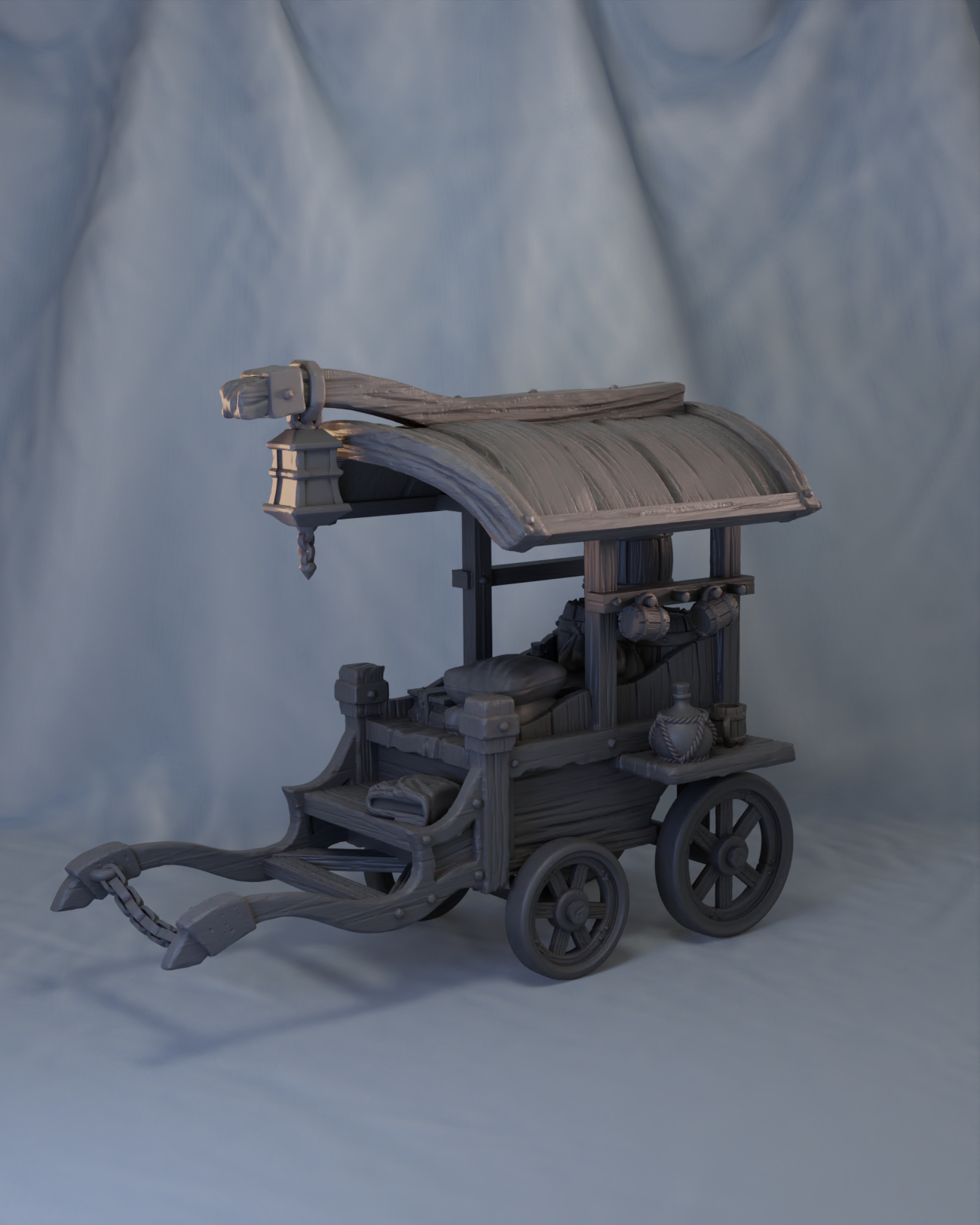 Handelswagen Miniatur | Kaufmannswagen | Tabletop | Flesh Of Gods