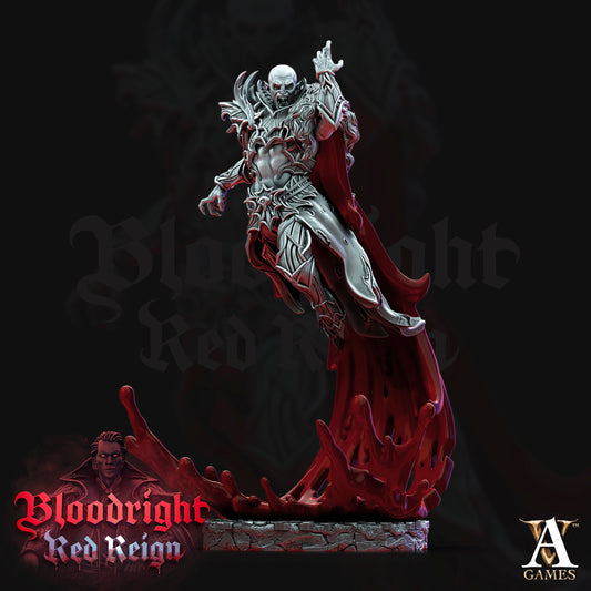 Vampir Tabletop Miniatur | 4 Posen | Vampirfürst | D&D | Bloodright - Archvillain Games