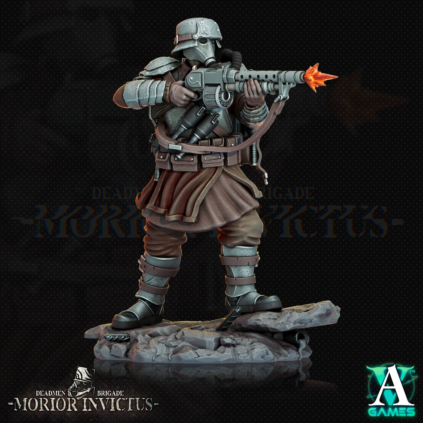 Morior Shocktrooper Miniatur | Tabletop | 6 Posen | Death Squad | Archvillain Games