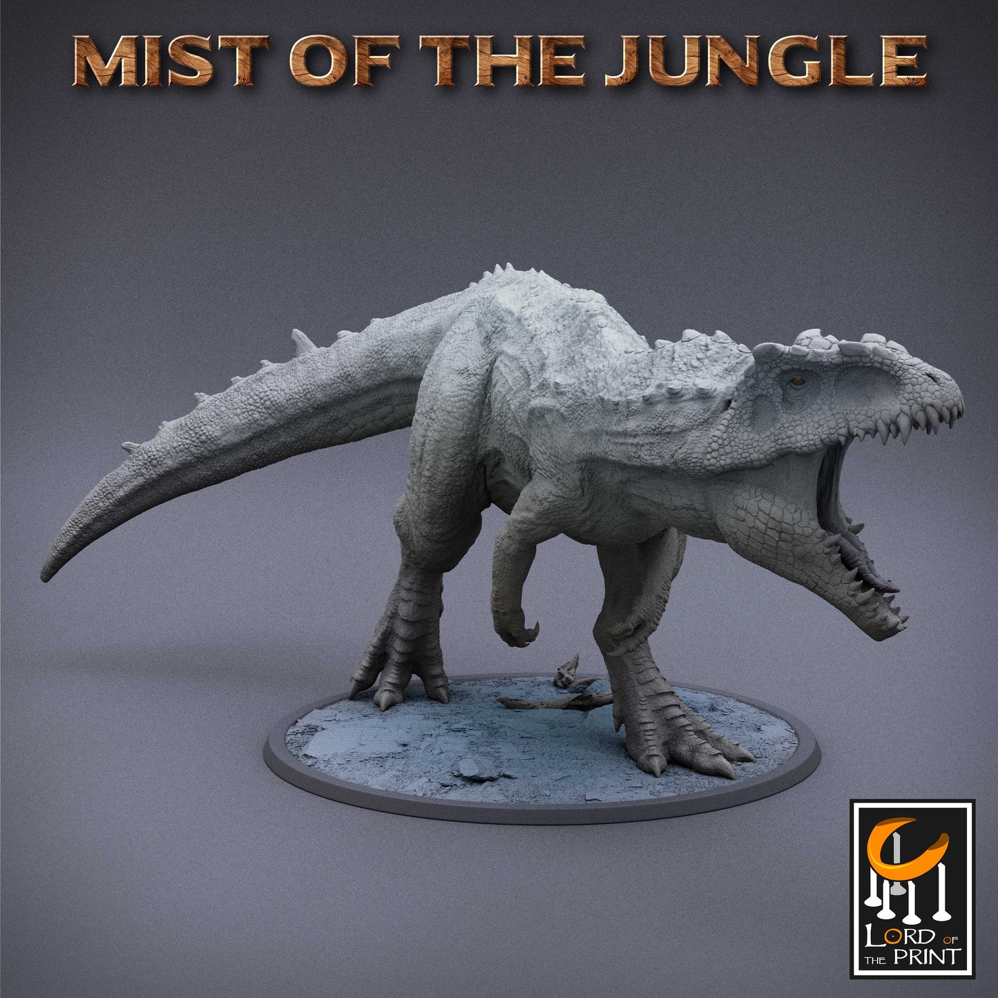 Giganotosaurus Bonebreaker - Dinosaurier Miniatur | Mist of the Jungle | Lord of the Print