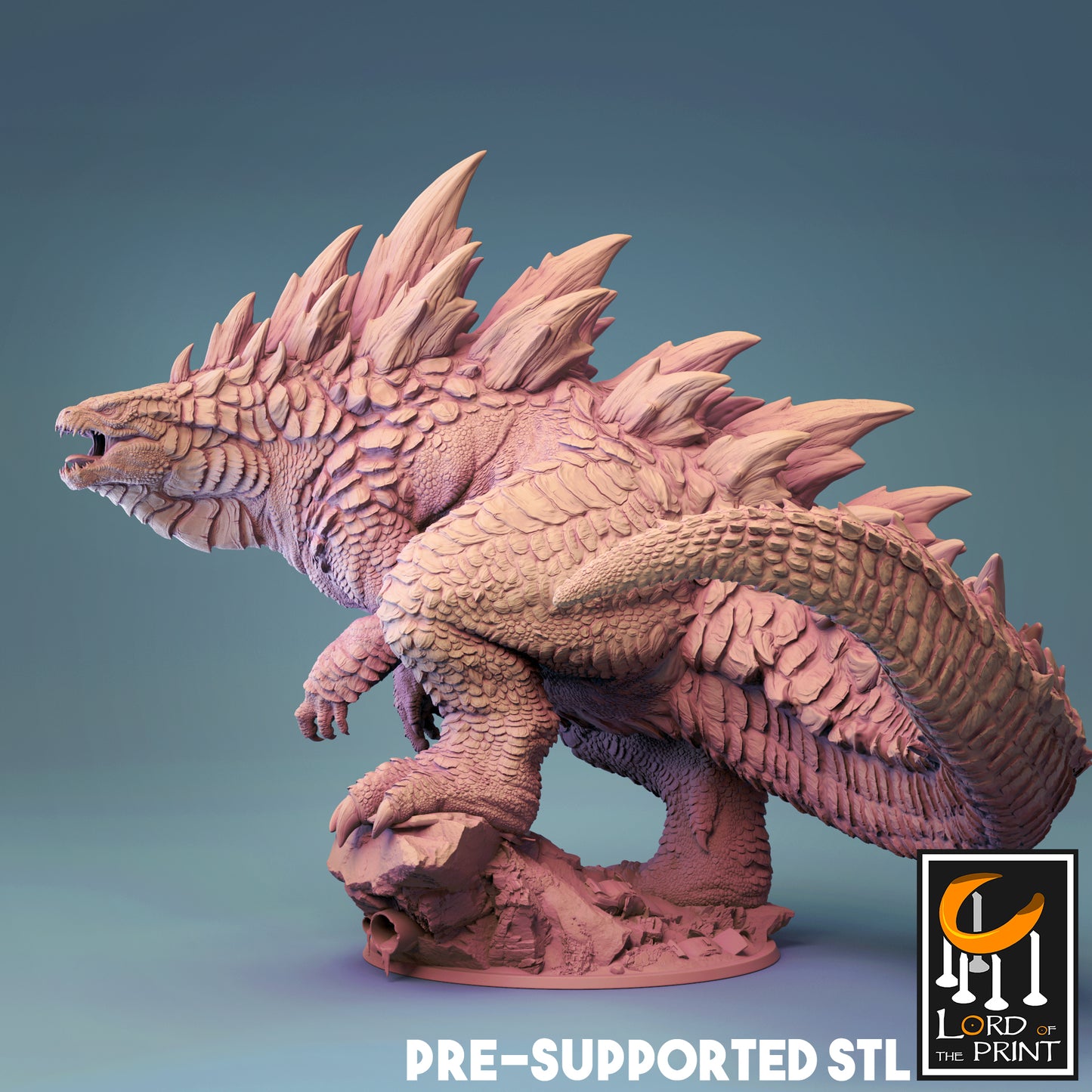 Godzilla Miniatur | 2 Optionen | Fantasy | RPG - Lord of the Print