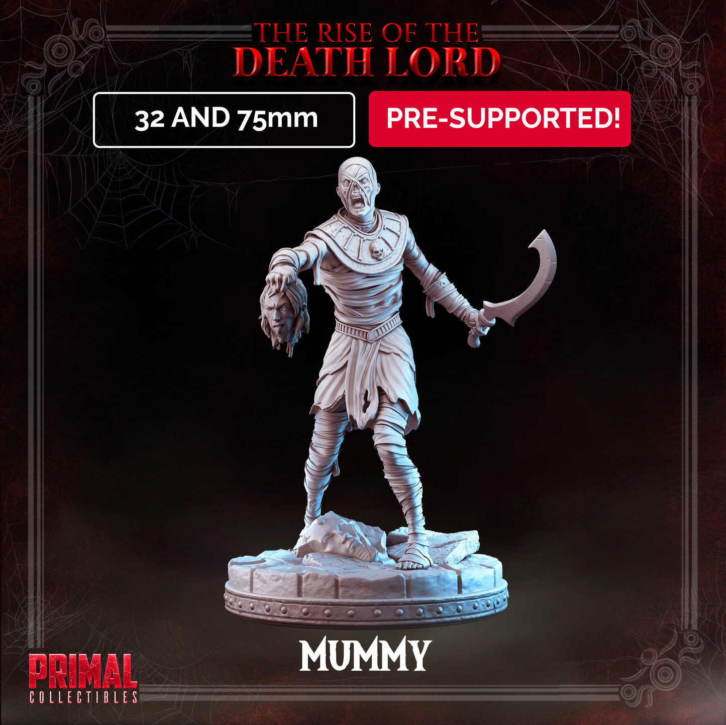 Mumie Miniatur | 32mm | Pathfinder | D&D | Primal Collectibles