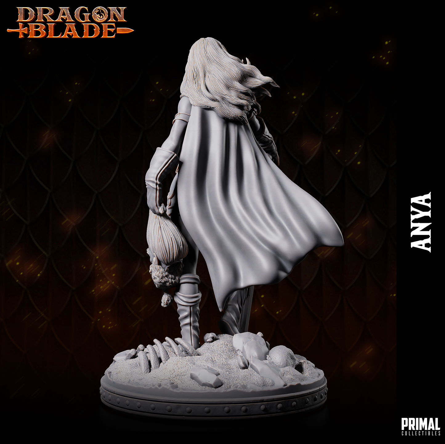 Barbarin Miniatur | Warrior Anya - Primal Collectibles