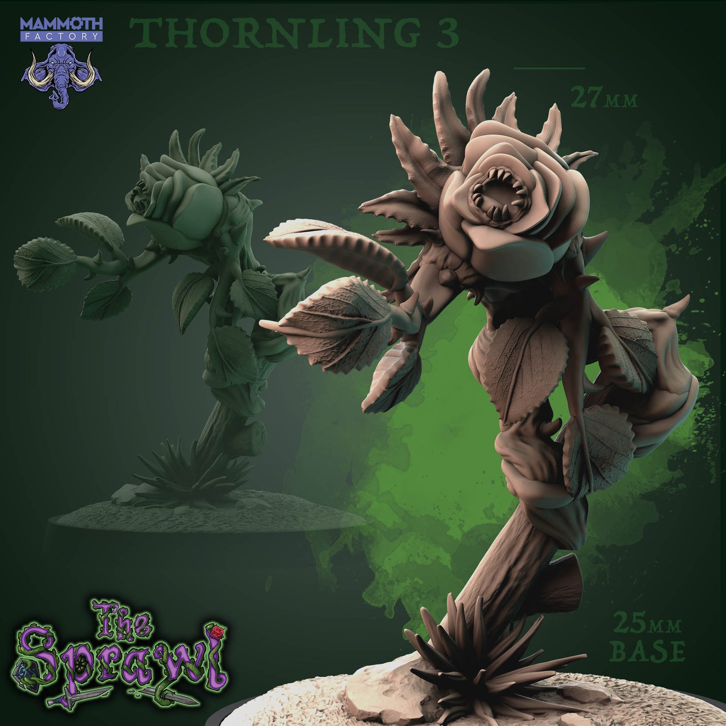 Thornling Miniatur | Dornenwesen | 3 Posen - Mammoth Factory