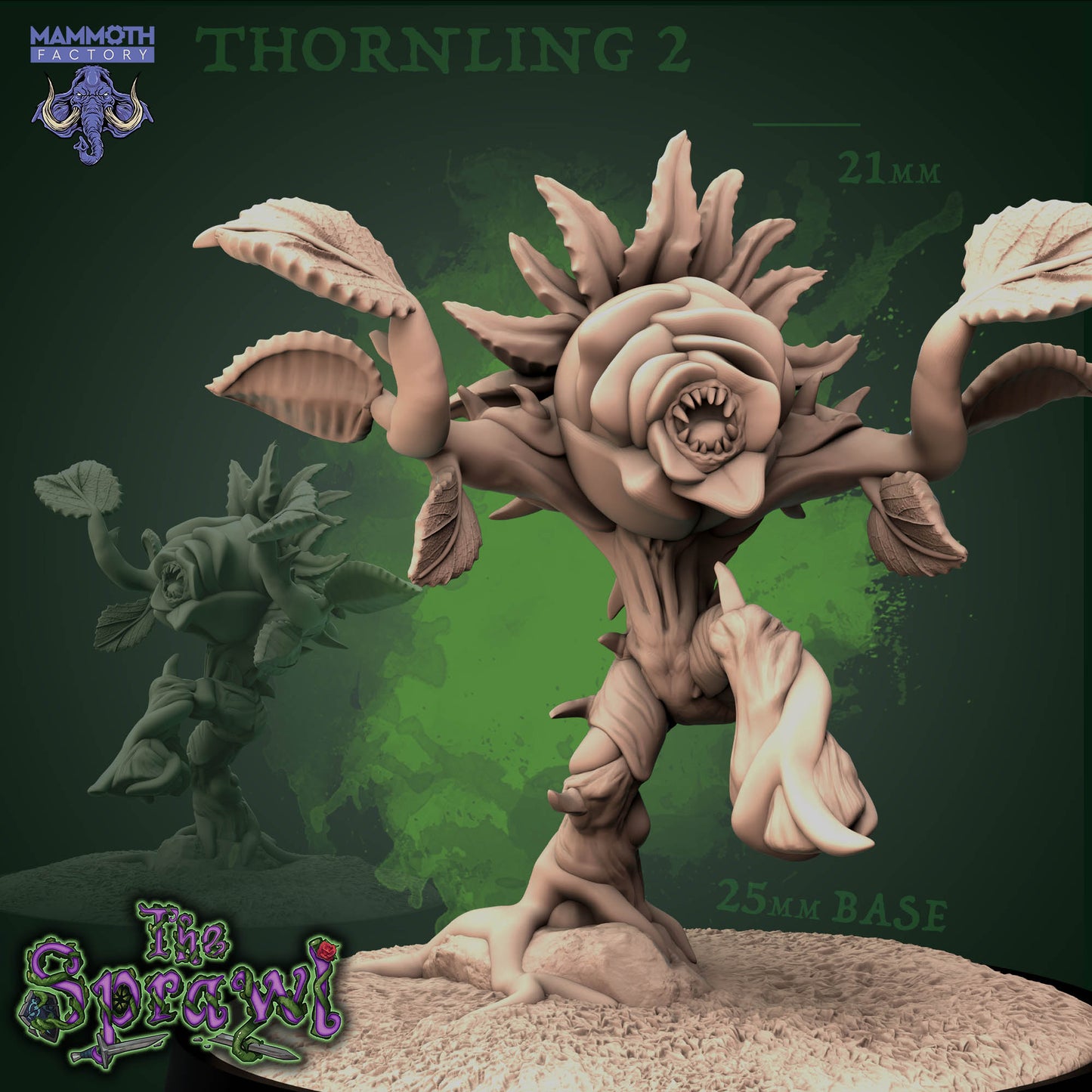 Thornling Miniatur | Dornenwesen | 3 Posen - Mammoth Factory