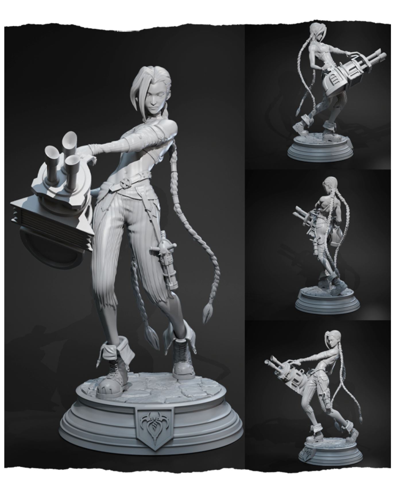 Jazz Miniatur | 1/10 scale | Fantasy | 135mm | Jinx- unbemalter Bausatz