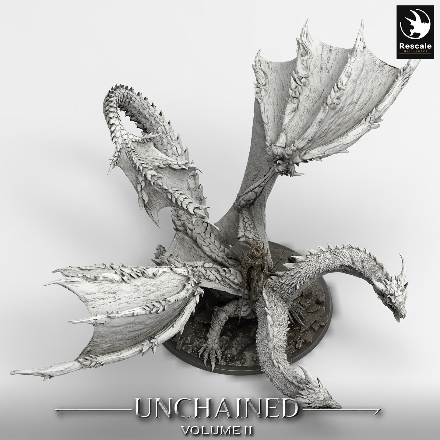 Drache Bialmuth Miniatur | two Headed Dragon | Rescale Miniatures