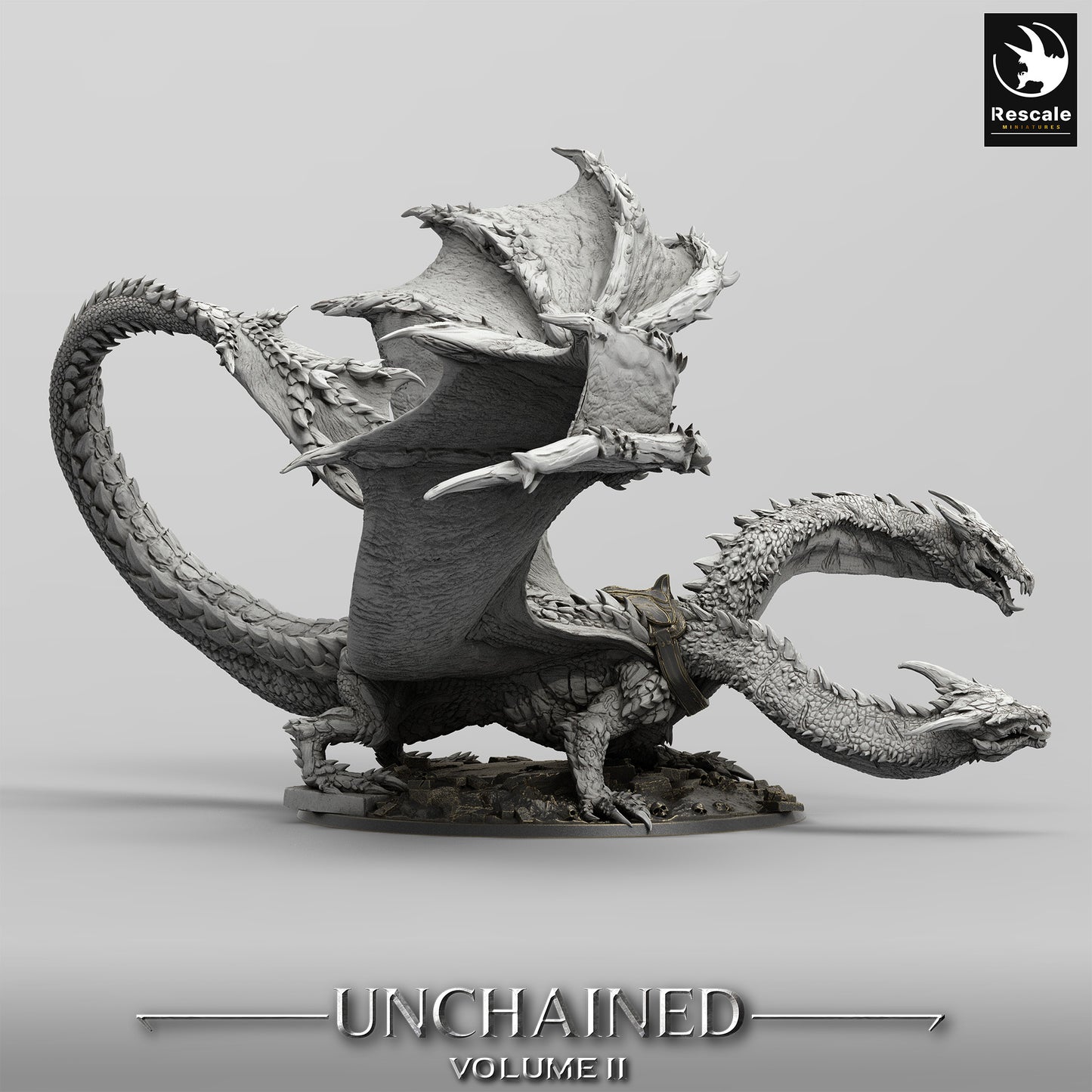 Drache Bialmuth Miniatur | two Headed Dragon | Rescale Miniatures