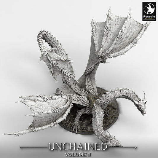 Drache Bialmuth Miniatur | two Headed Dragon | Rescale Miniatures