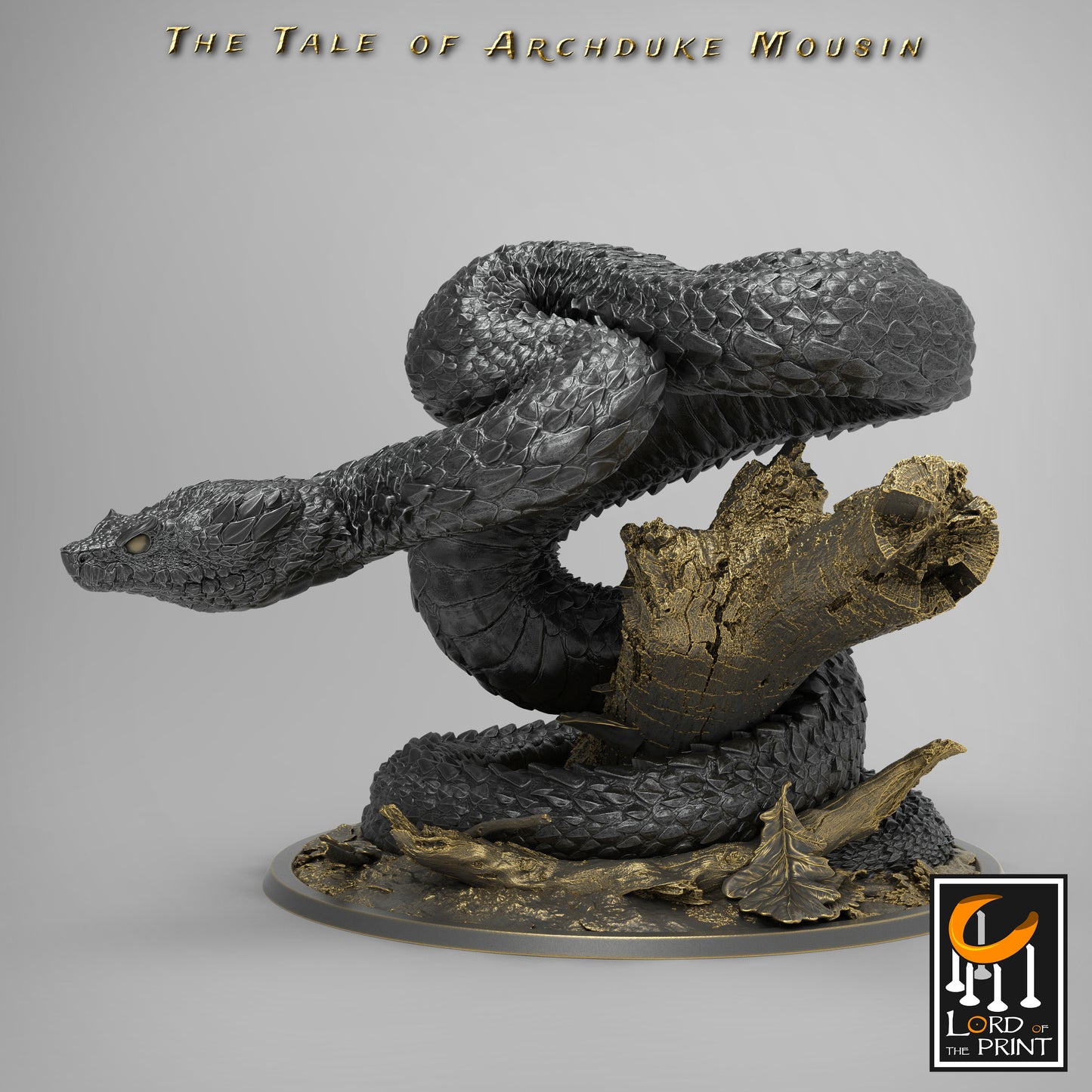 Viper Schlange Tabletop Miniatur | Riesenschlange | Lord of the Print