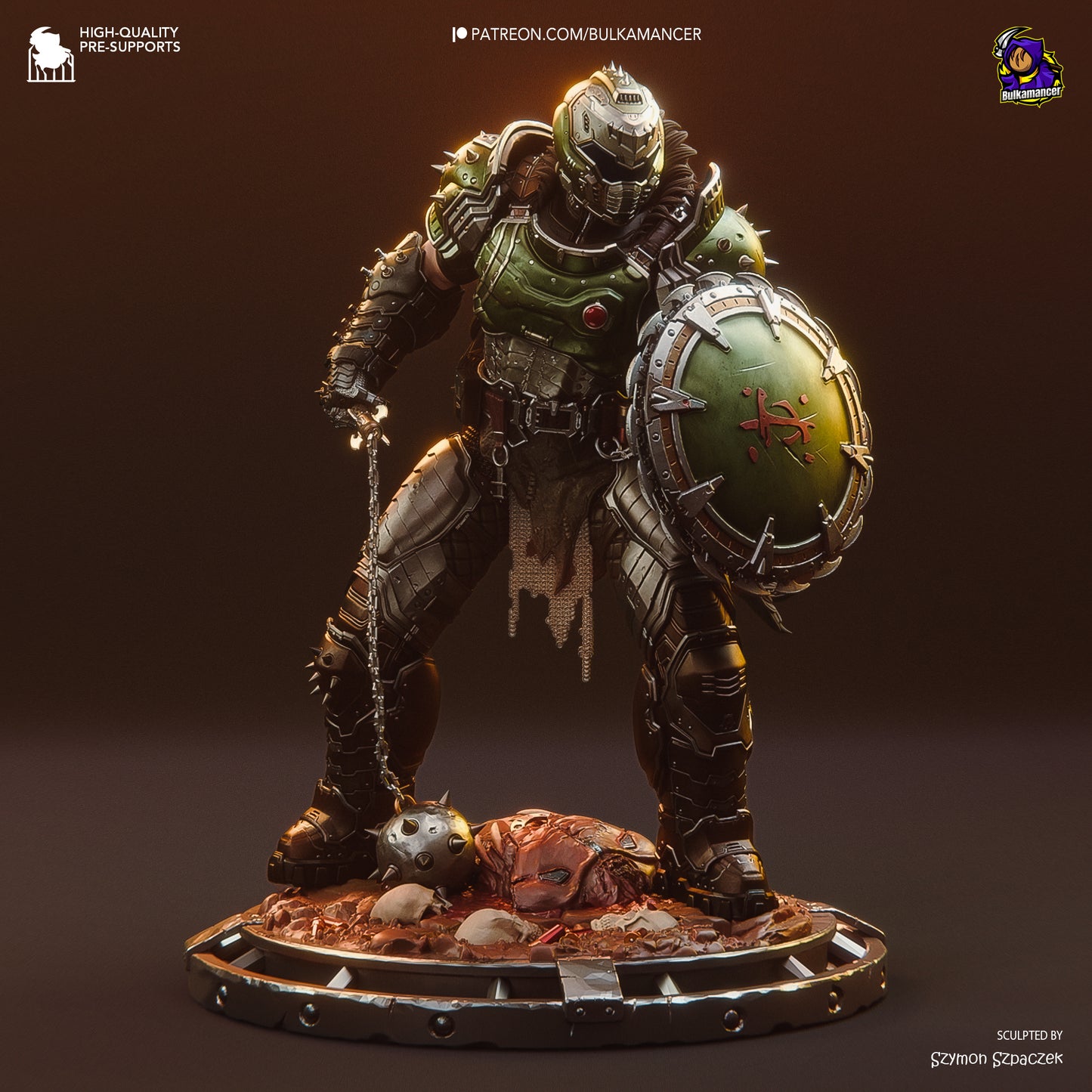Hellwalker Display Miniatur | Slayer | Fantasy | unbemalter Bausatz - Bulkamancer Sculpts