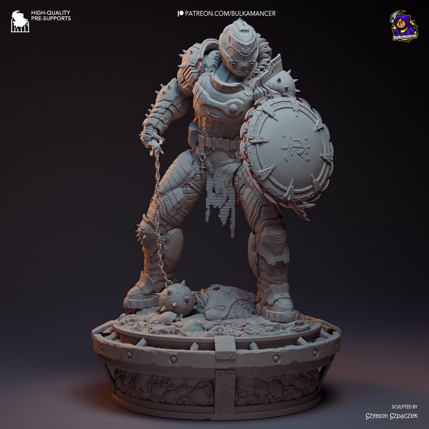 Hellwalker Display Miniatur | Slayer | Fantasy | unbemalter Bausatz - Bulkamancer Sculpts