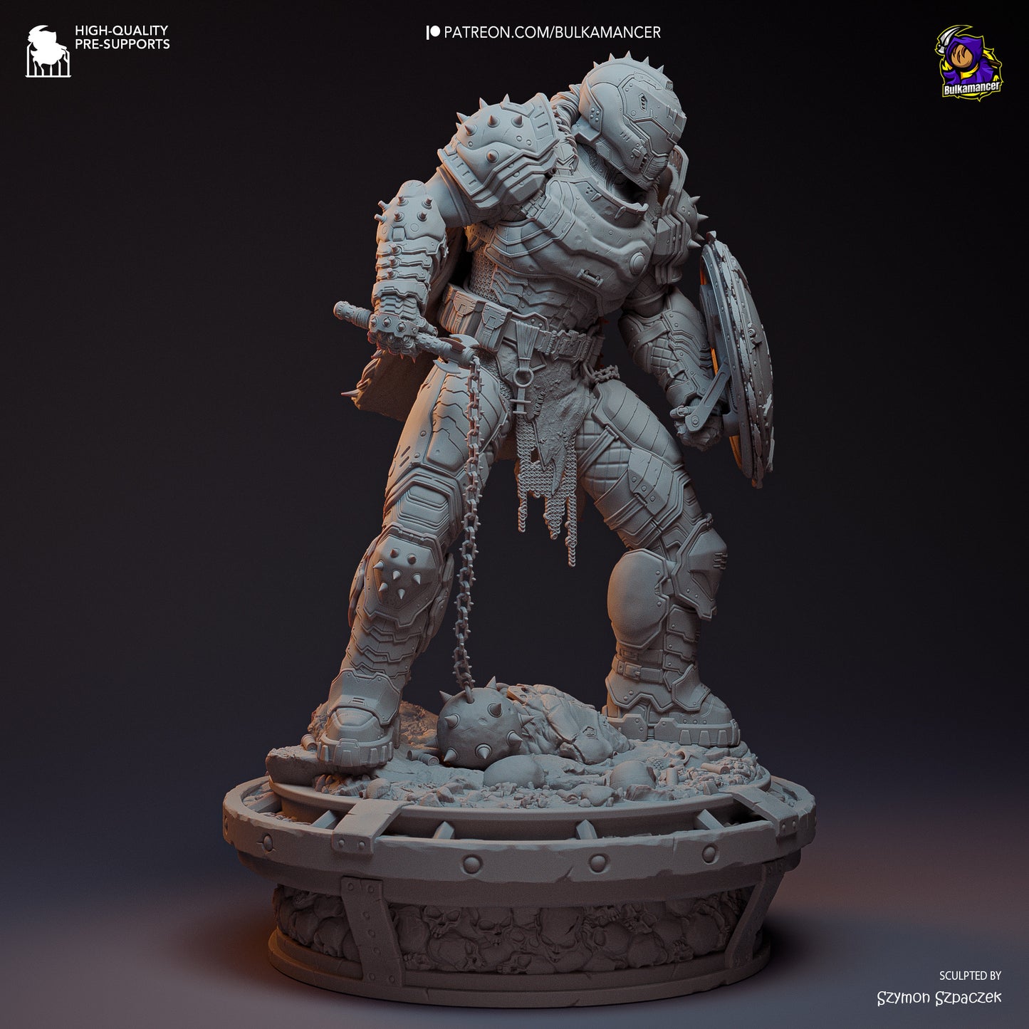 Hellwalker Display Miniatur | Slayer | Fantasy | unbemalter Bausatz - Bulkamancer Sculpts