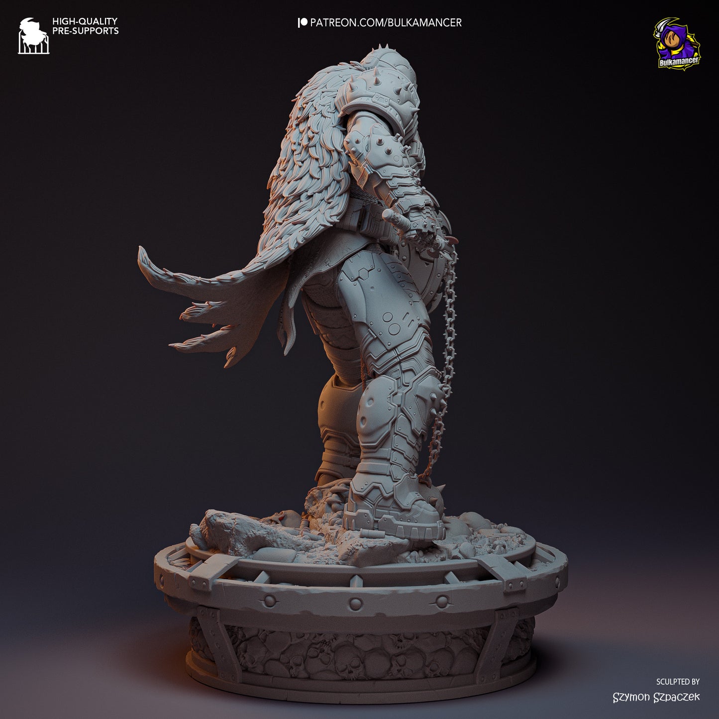 Hellwalker Display Miniatur | Slayer | Fantasy | unbemalter Bausatz - Bulkamancer Sculpts