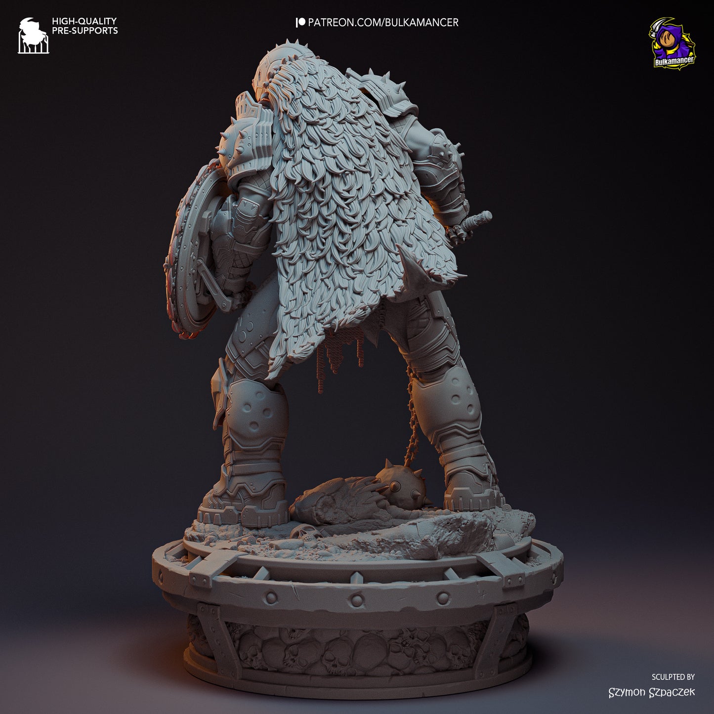 Hellwalker Display Miniatur | Slayer | Fantasy | unbemalter Bausatz - Bulkamancer Sculpts