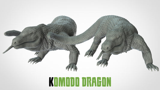 Komodowaran Miniatur - 3DIP Studios