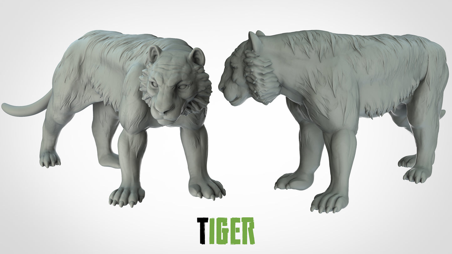 Tiger Tabletop Miniatur - 3DIP Studios