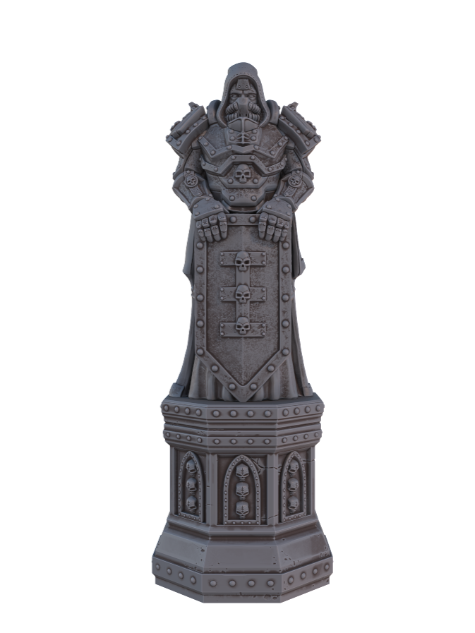Templar Paladin Statue Miniature - Astland Designs