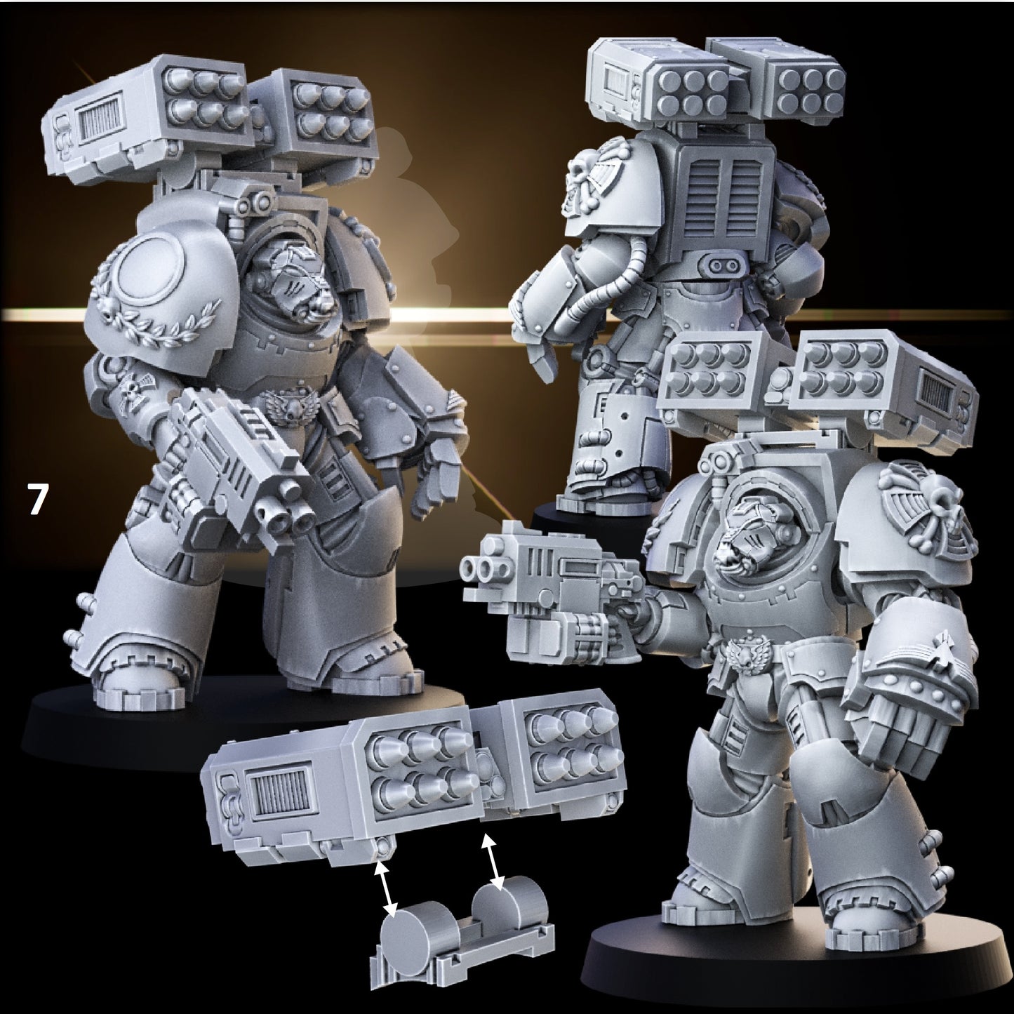 Truescale EX-Terminators - Miniatur | Paladin Wargaming Miniatur