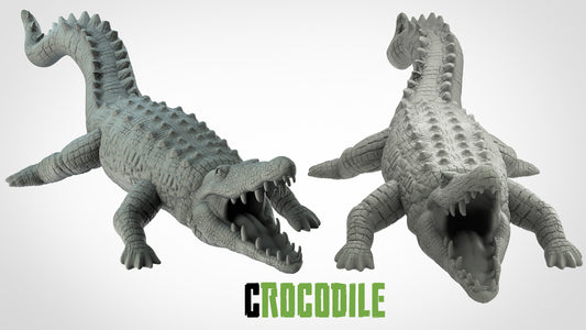 Krokodil Miniatur - 3DIP Studios