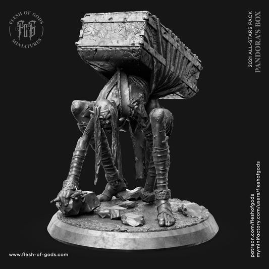 Pandora's Box - Pandora Miniatur - Flesh of Gods