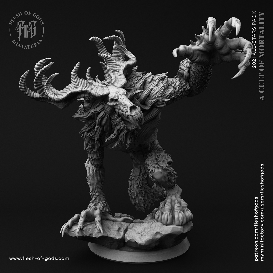 Leshen Monster Tabletop Miniatur - Flesh of Gods