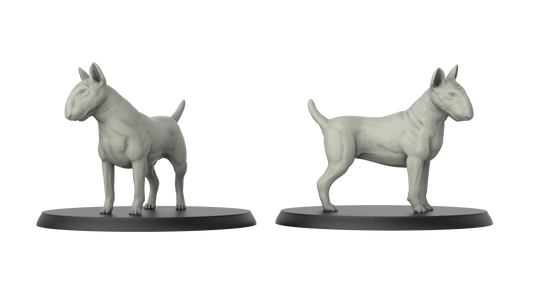 Hund Bullterrier Miniatur - 3DIP Studios