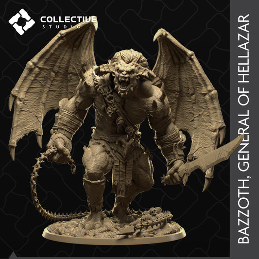 Dämon General Bazzoth Miniatur | Collective Studio