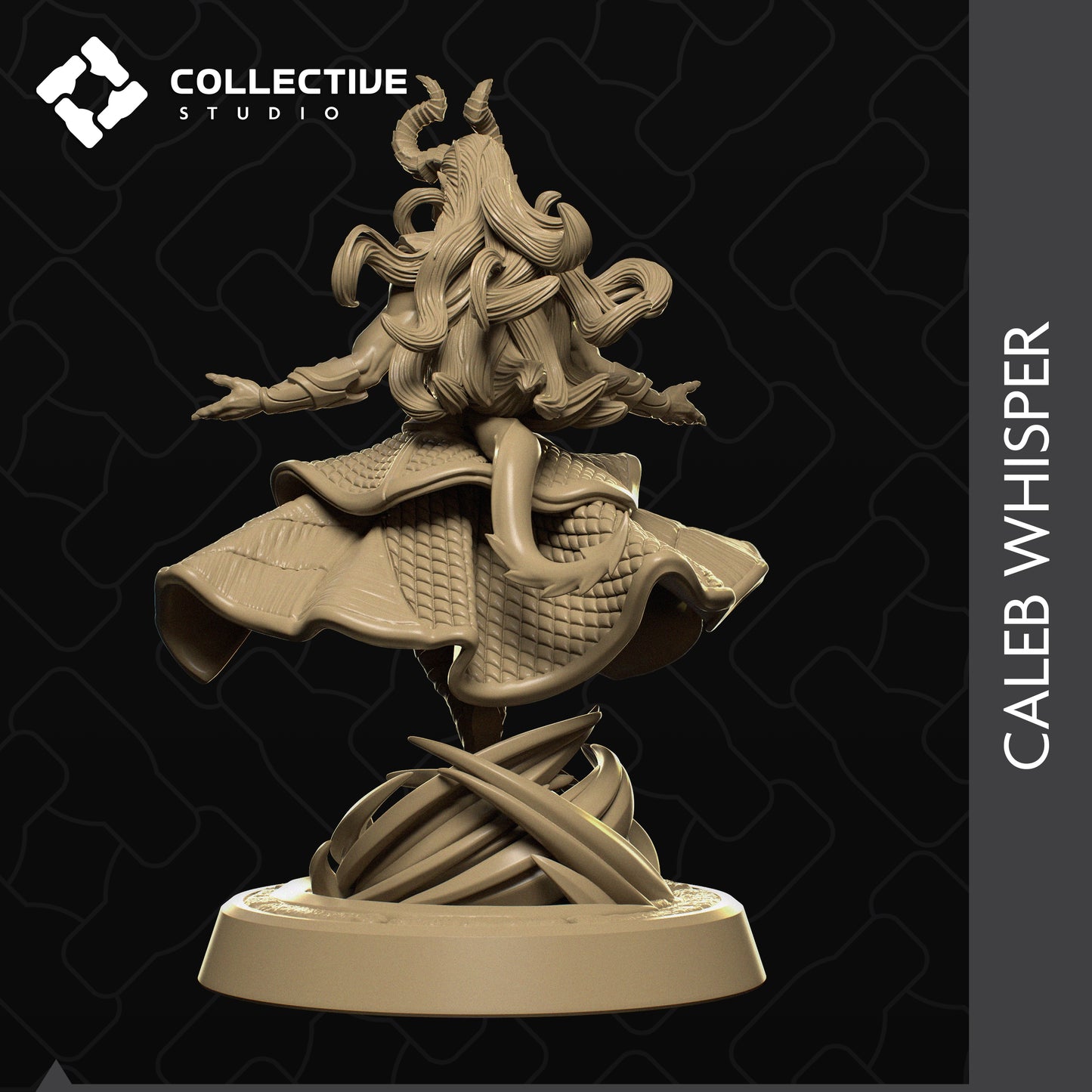 Tiefling Warlock Miniatur | Tabletop | D&D | Collective Studio