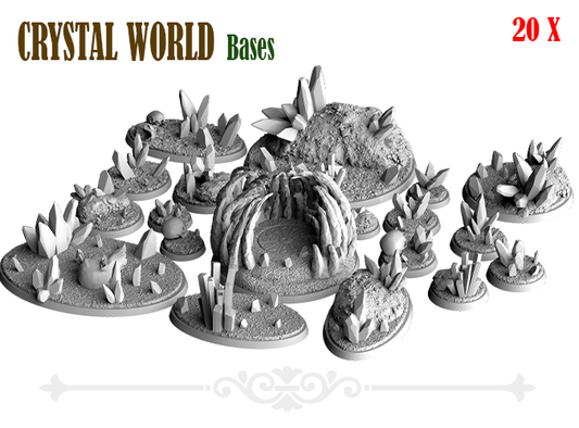 Crystal Motiv Bases dekorativ | Realm of Dreams Miniatures