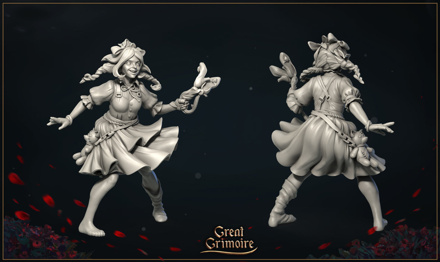 Dorothy and Toto Tabletop Miniatur | Alice | Great Grimoire