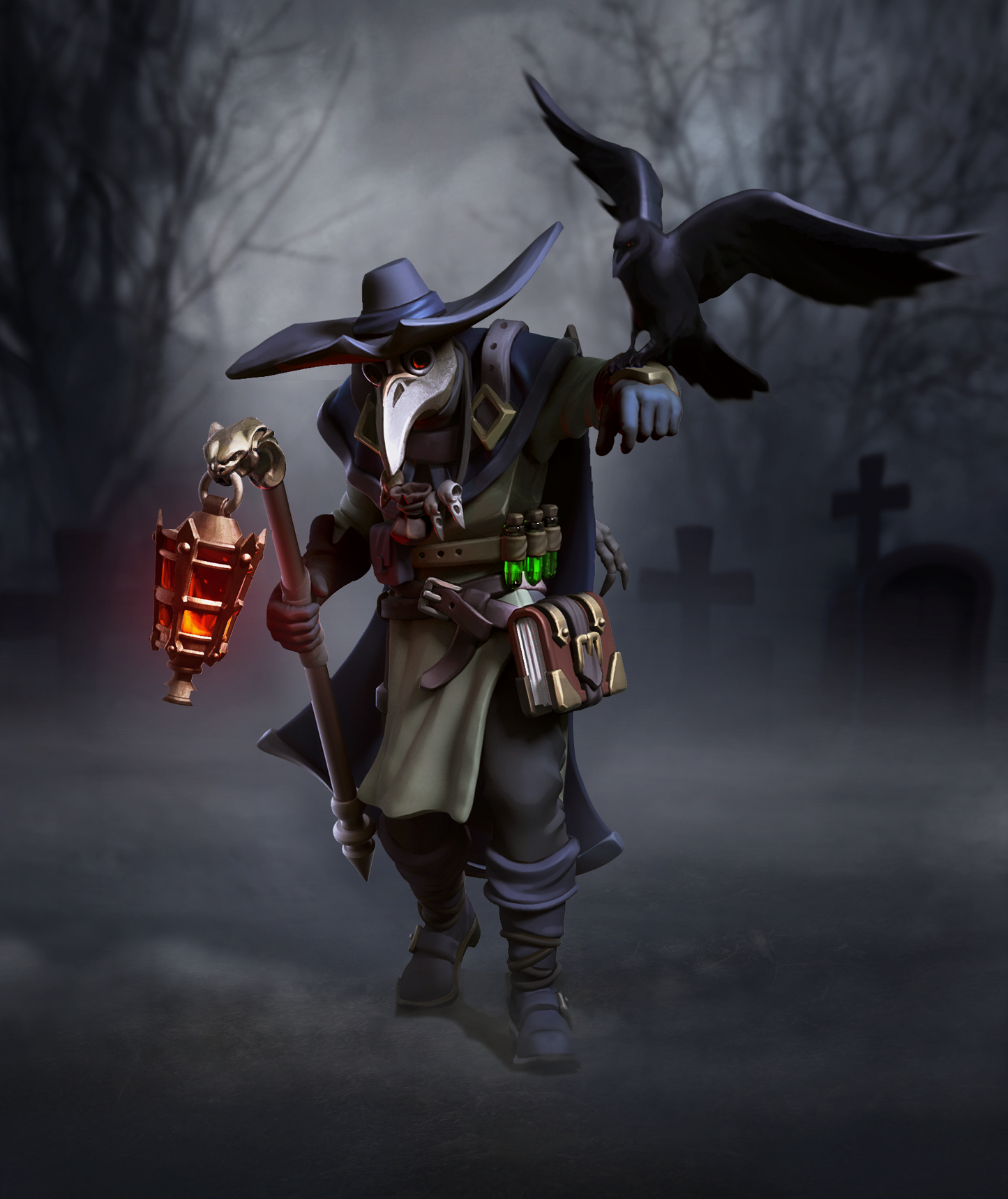 Dr. Corvus the Plague Doctor - Great Grimoire