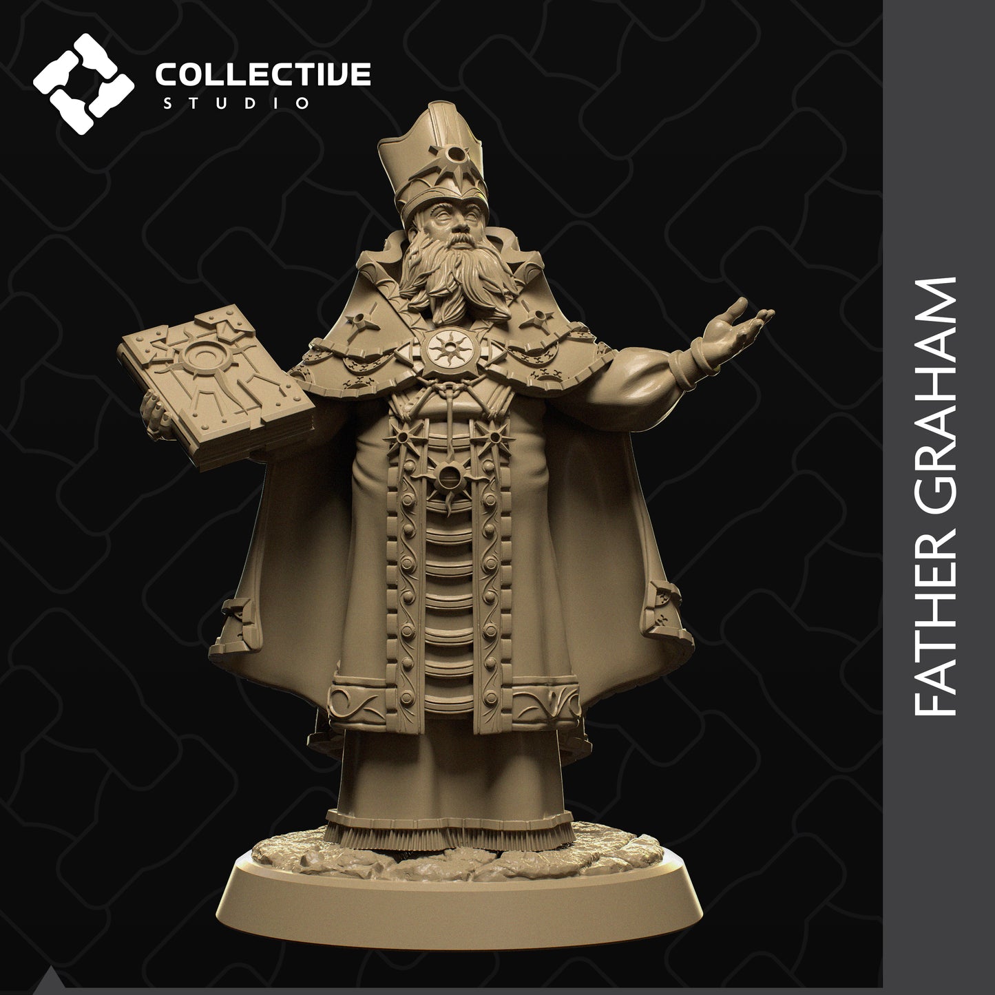 Priester Miniatur  | Sorcerer | Tabletop | D&D | Collective Studio